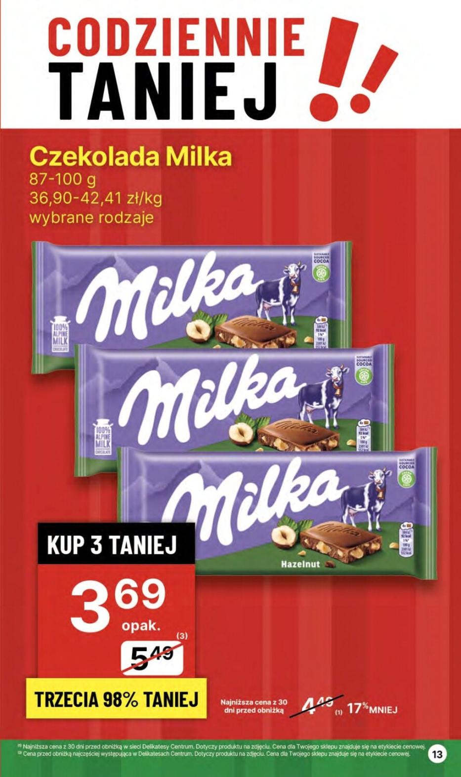 Gazetka promocyjna Delikatesy Centrum str. 13