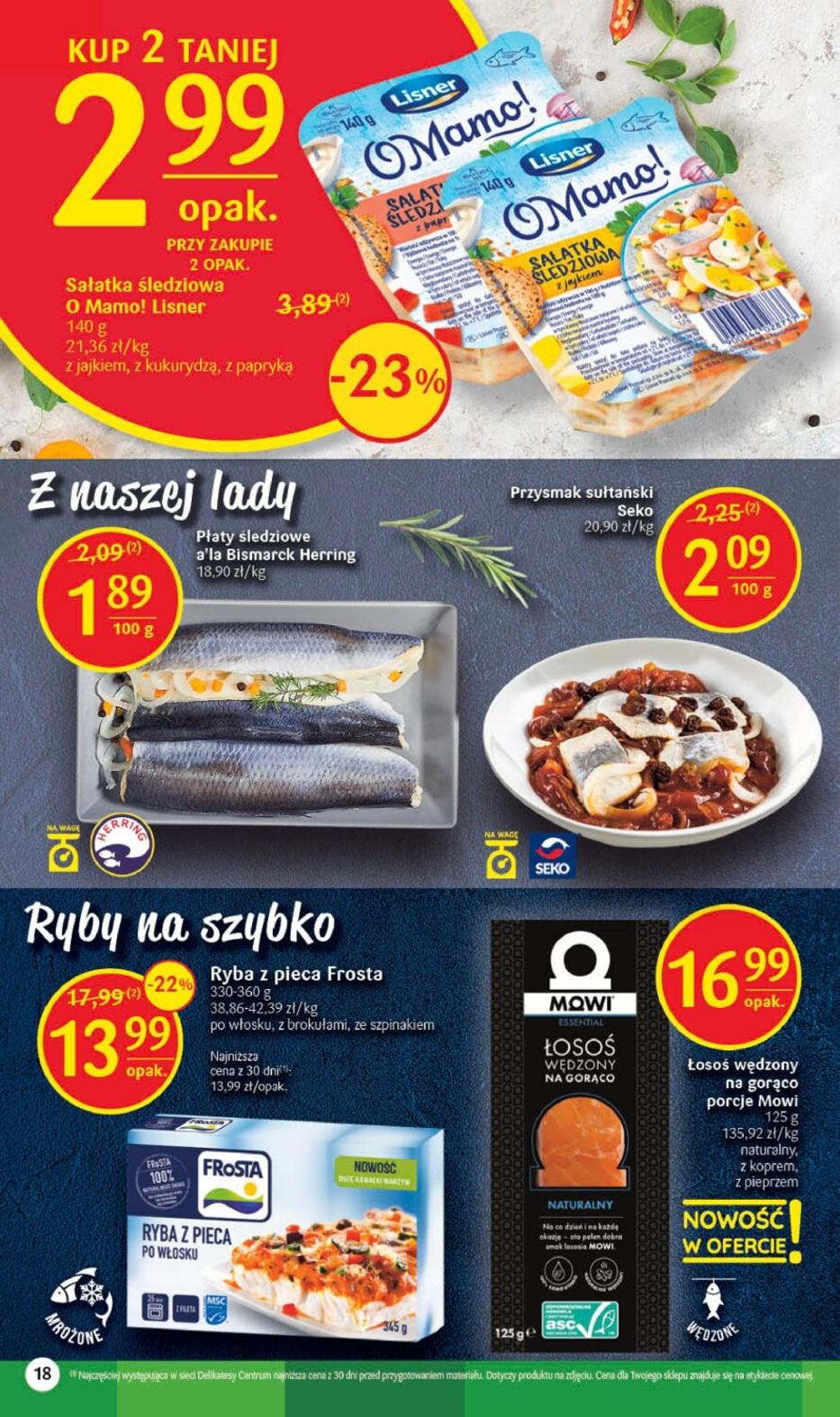 Gazetka promocyjna Delikatesy Centrum str. 18