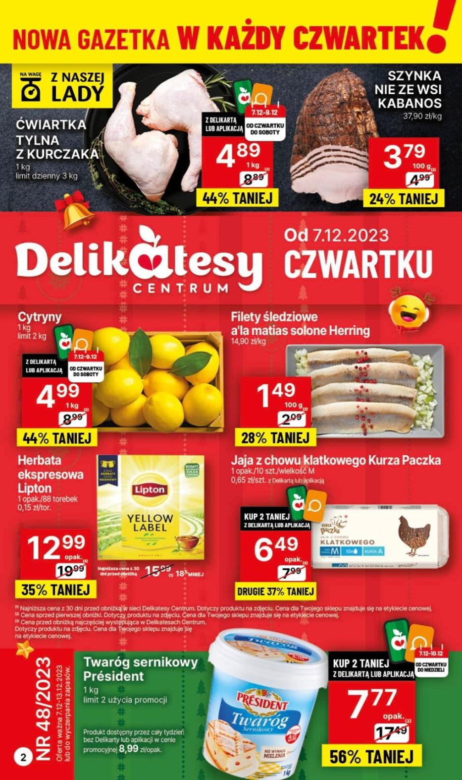 Gazetka promocyjna Delikatesy Centrum str. 2