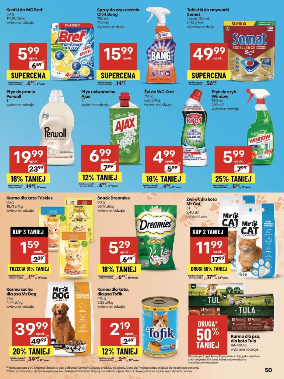 Gazetka promocyjna Delikatesy Centrum str. 50