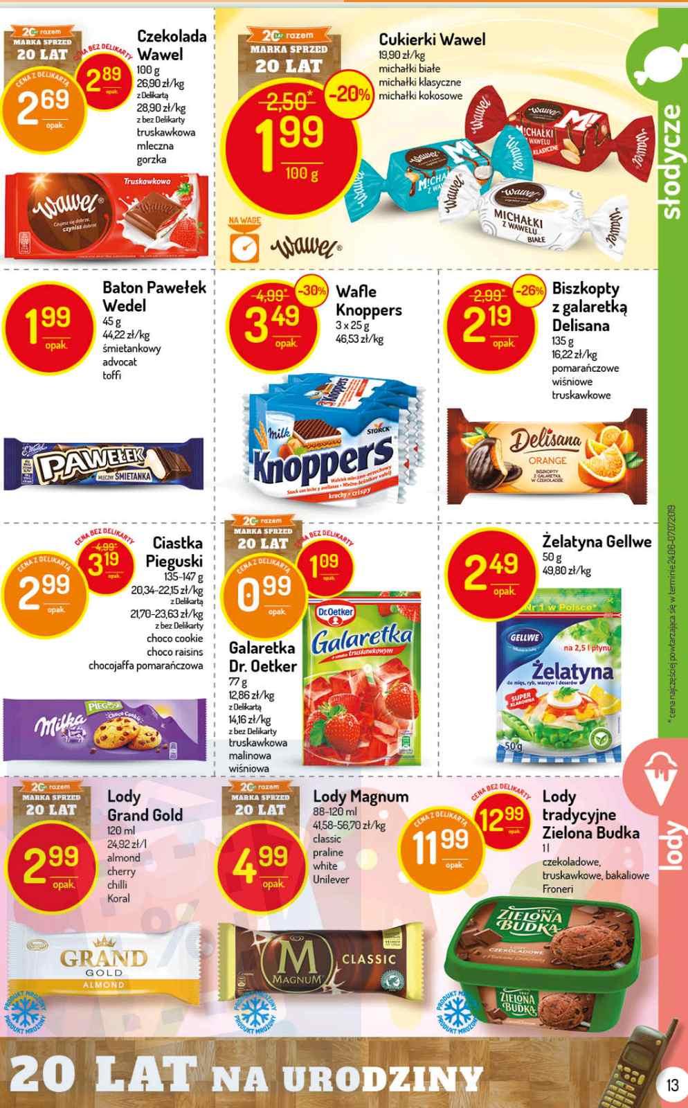 Gazetka promocyjna Delikatesy Centrum str. 13