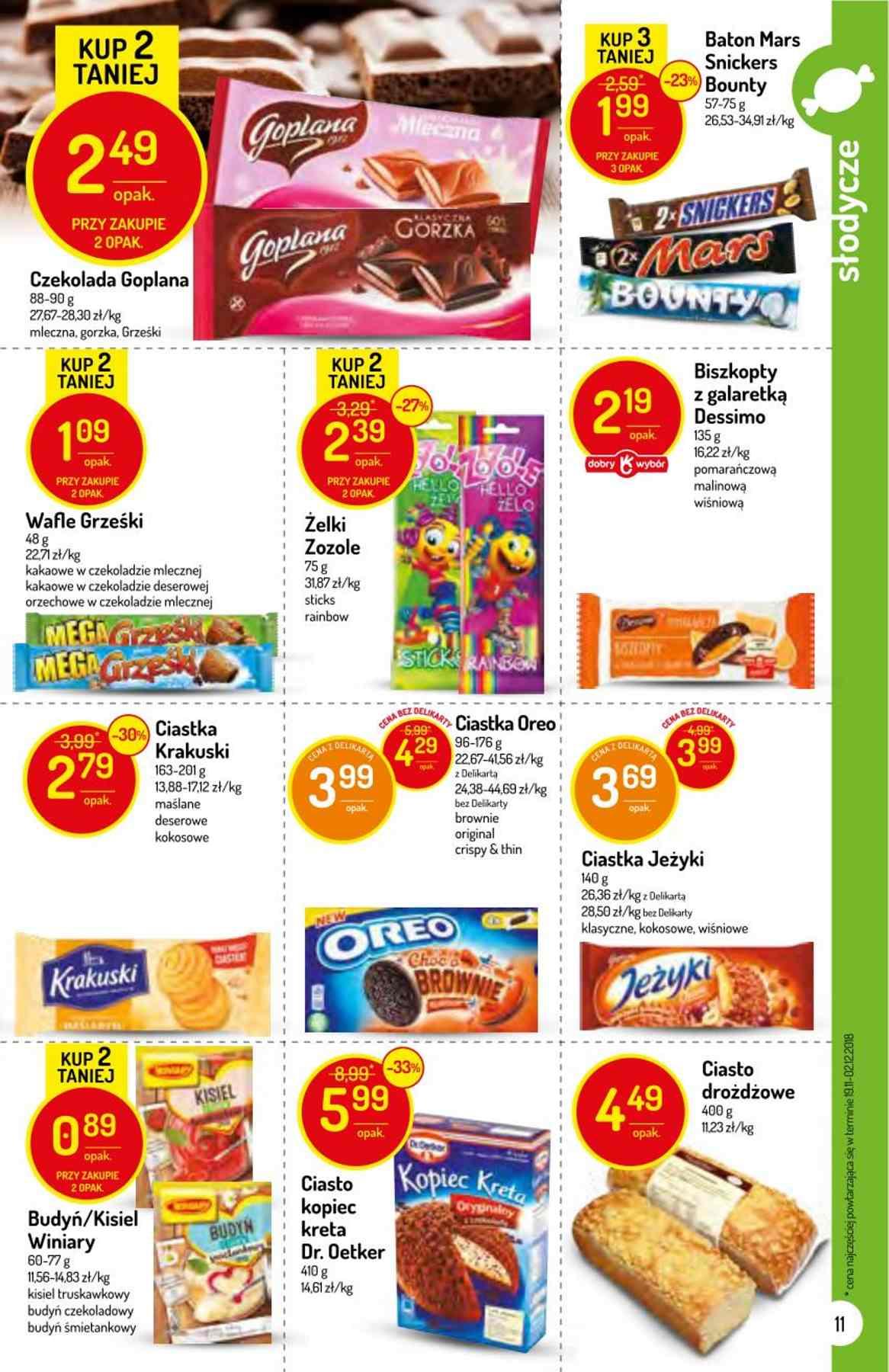 Gazetka promocyjna Delikatesy Centrum str. 11
