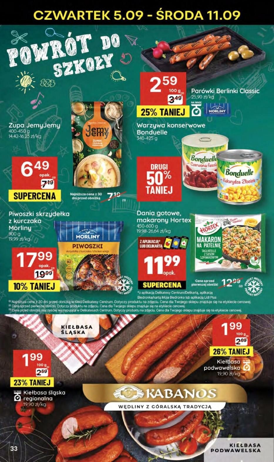 Gazetka promocyjna Delikatesy Centrum str. 33