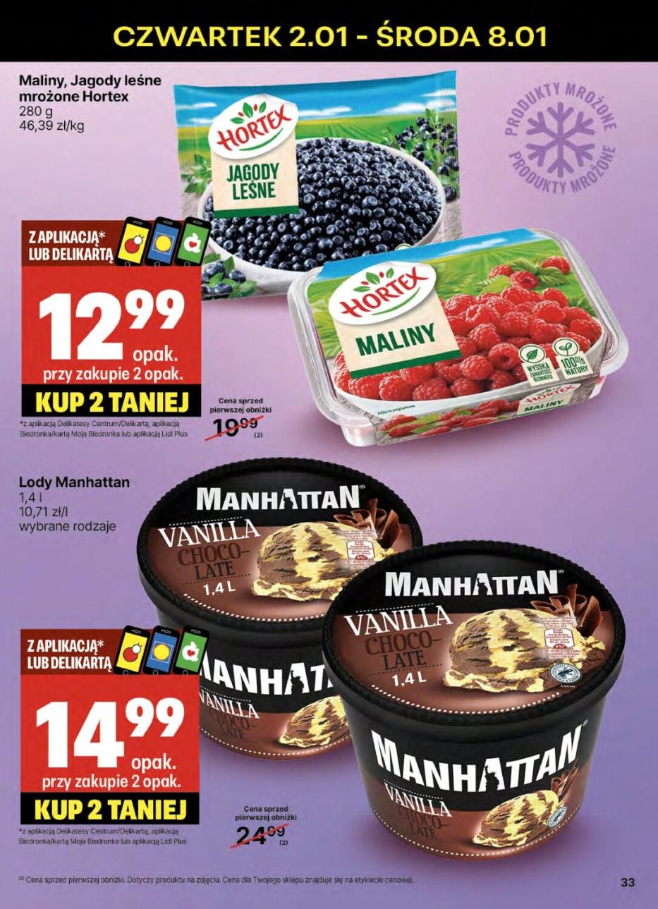 Gazetka promocyjna Delikatesy Centrum str. 33