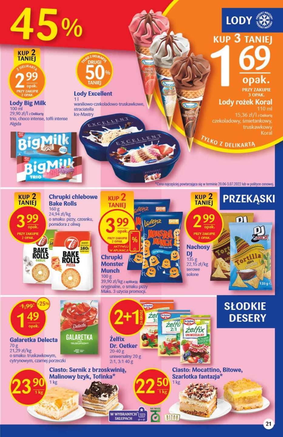 Gazetka promocyjna Delikatesy Centrum str. 21