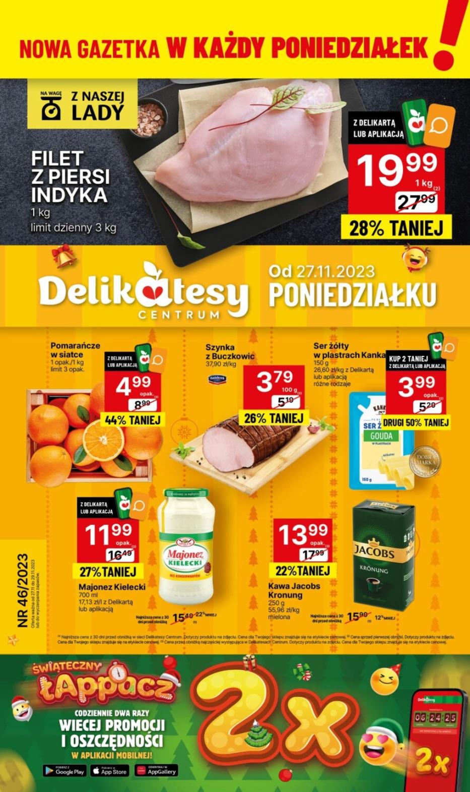 Gazetka promocyjna Delikatesy Centrum str. 1