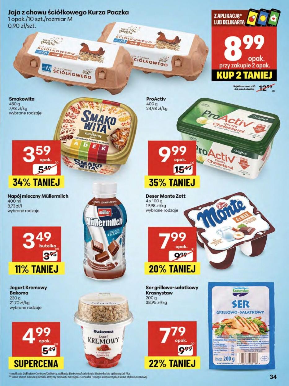 Gazetka promocyjna Delikatesy Centrum str. 34