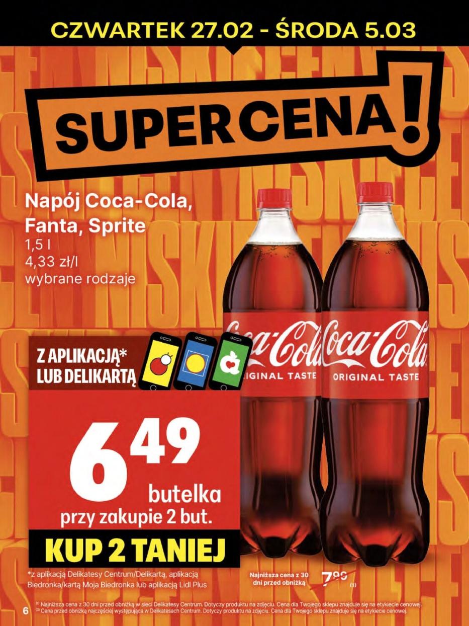 Gazetka promocyjna Delikatesy Centrum str. 6