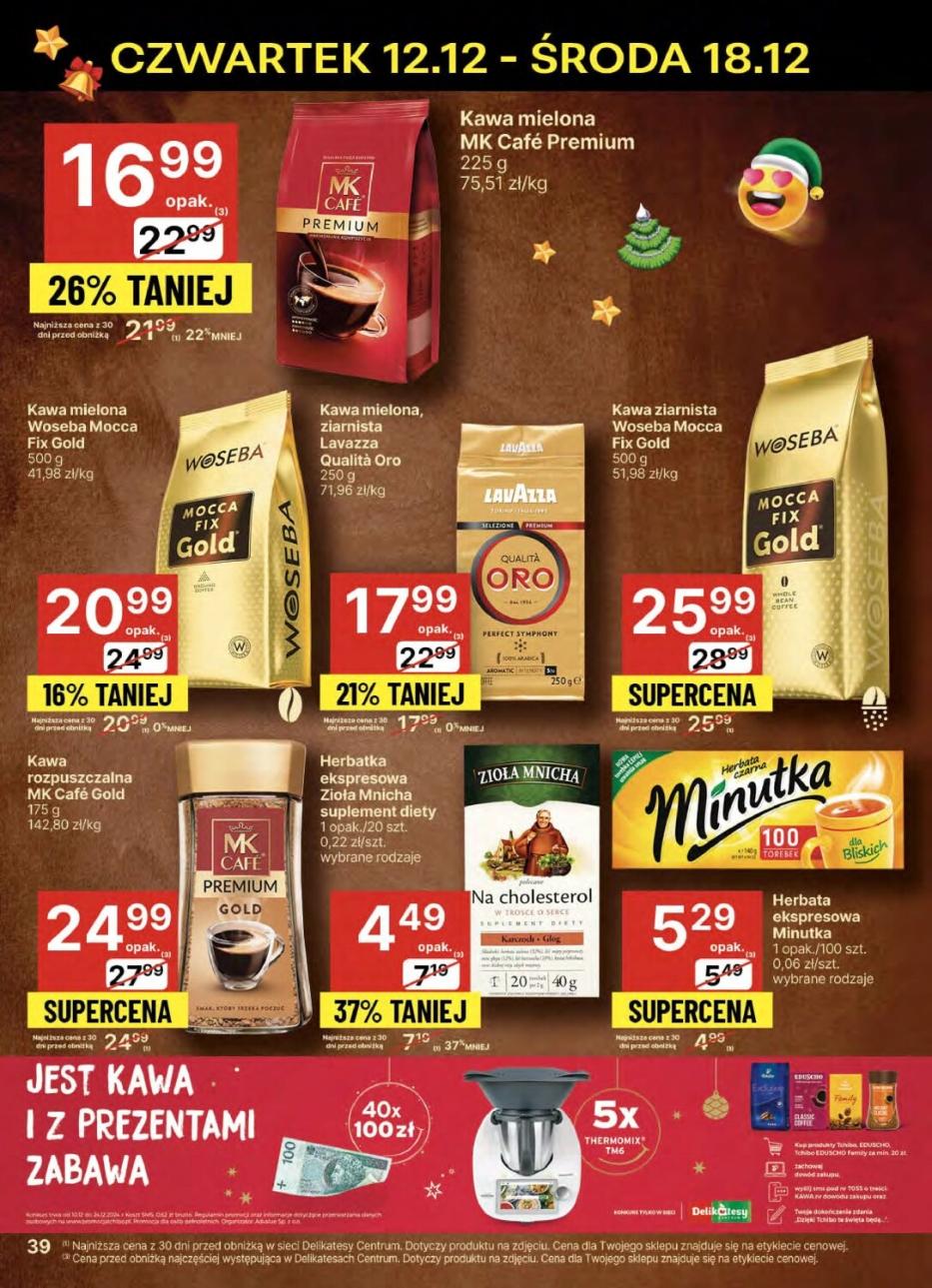 Gazetka promocyjna Delikatesy Centrum str. 39