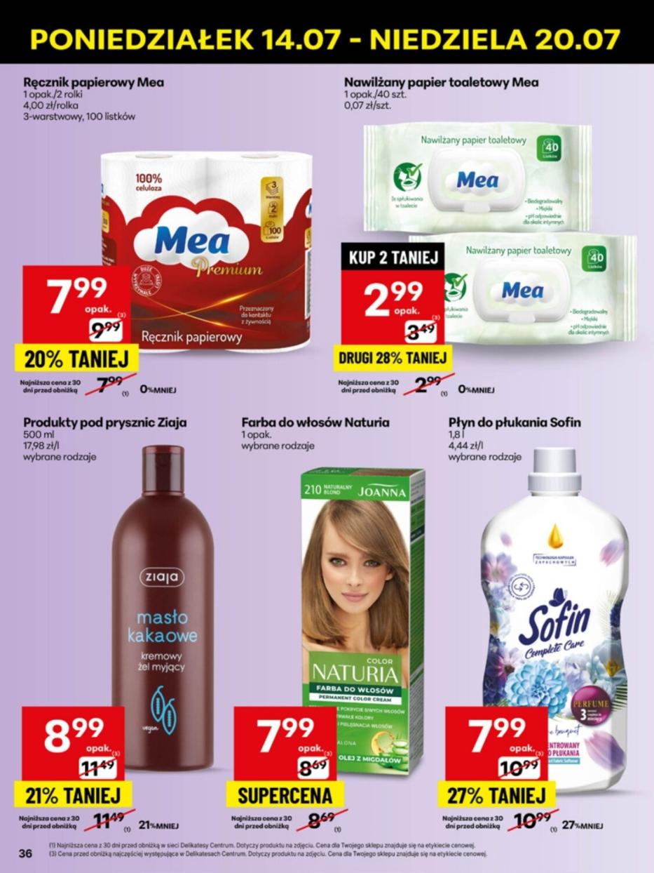 Gazetka promocyjna Delikatesy Centrum str. 36