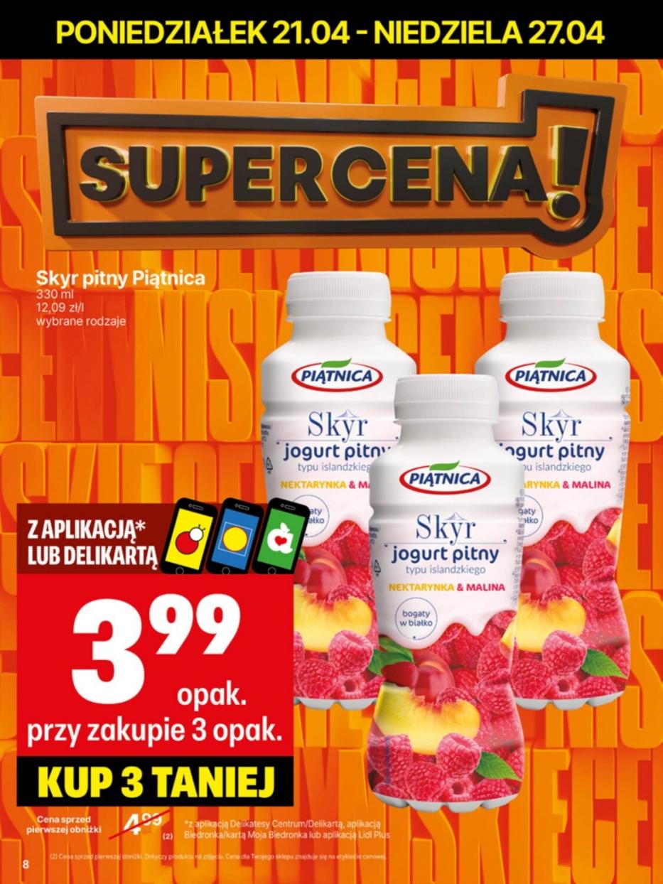Gazetka promocyjna Delikatesy Centrum str. 8
