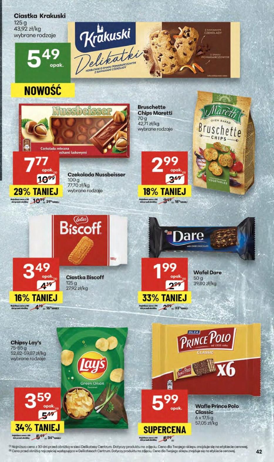 Gazetka promocyjna Delikatesy Centrum str. 42