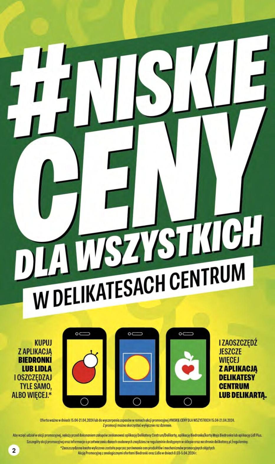 Gazetka promocyjna Delikatesy Centrum str. 2