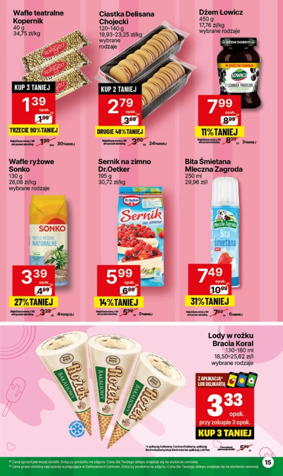 Gazetka promocyjna Delikatesy Centrum str. 15