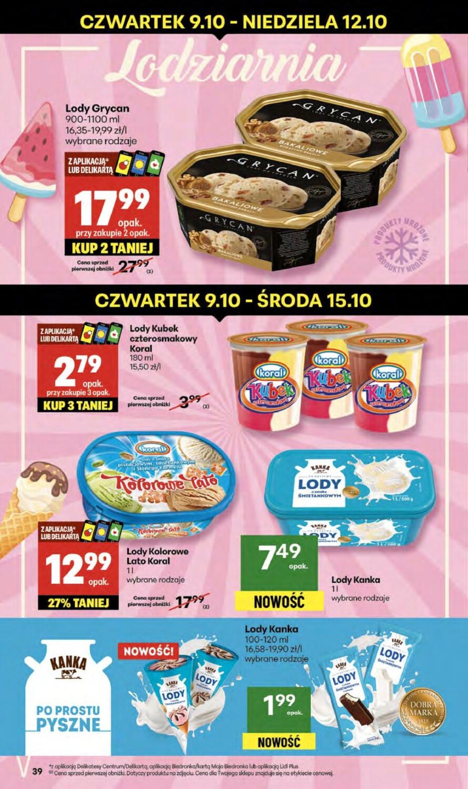 Gazetka promocyjna Delikatesy Centrum str. 39