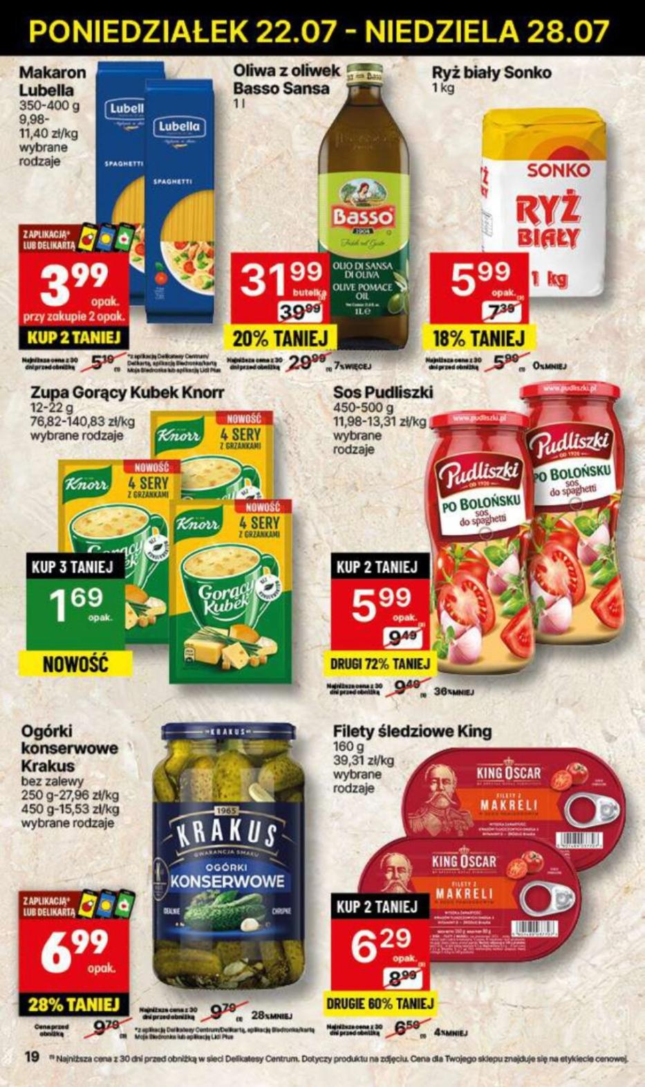 Gazetka promocyjna Delikatesy Centrum str. 19