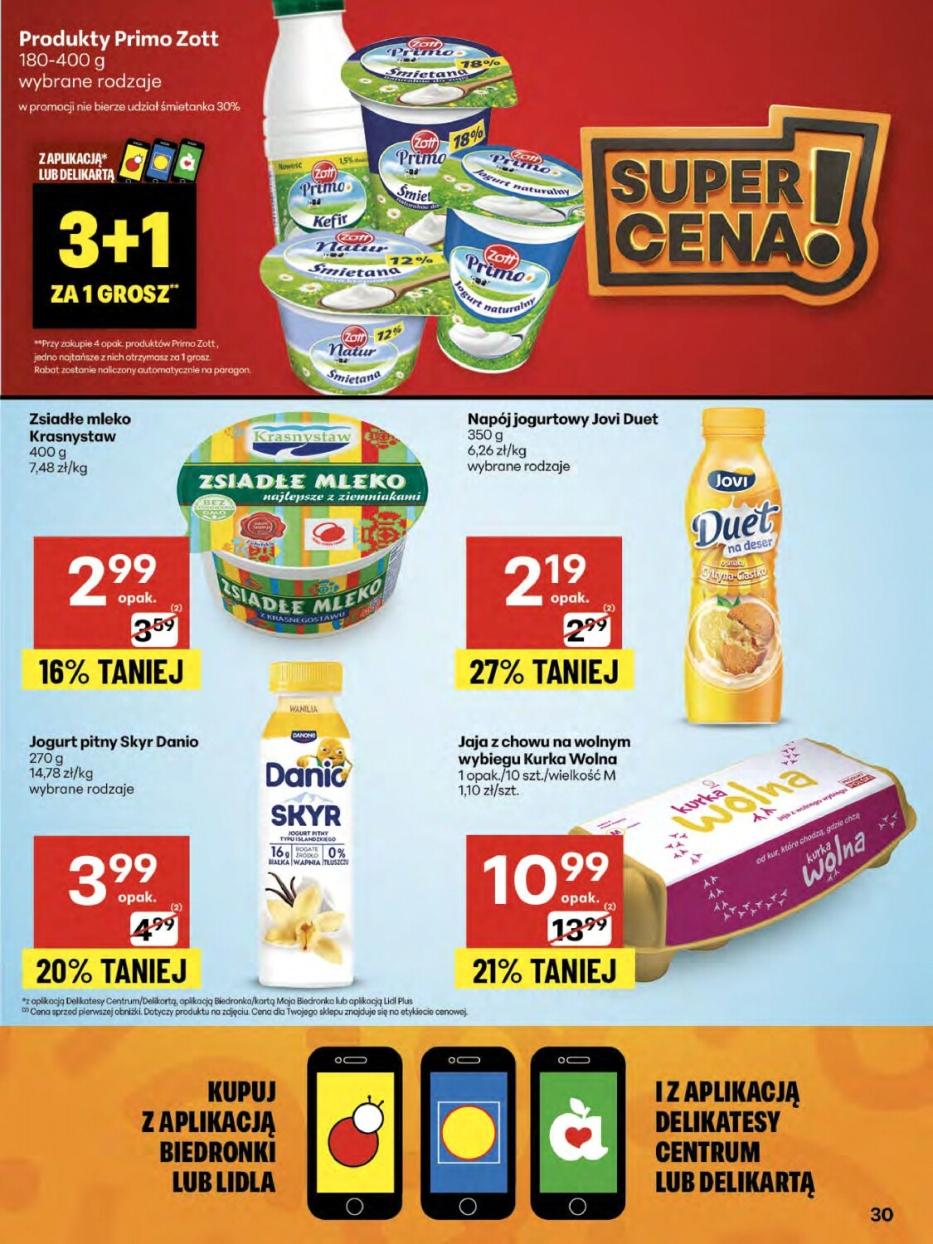 Gazetka promocyjna Delikatesy Centrum str. 30