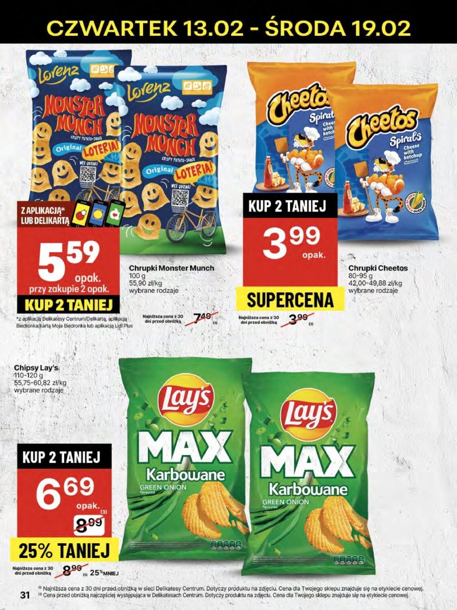 Gazetka promocyjna Delikatesy Centrum str. 31