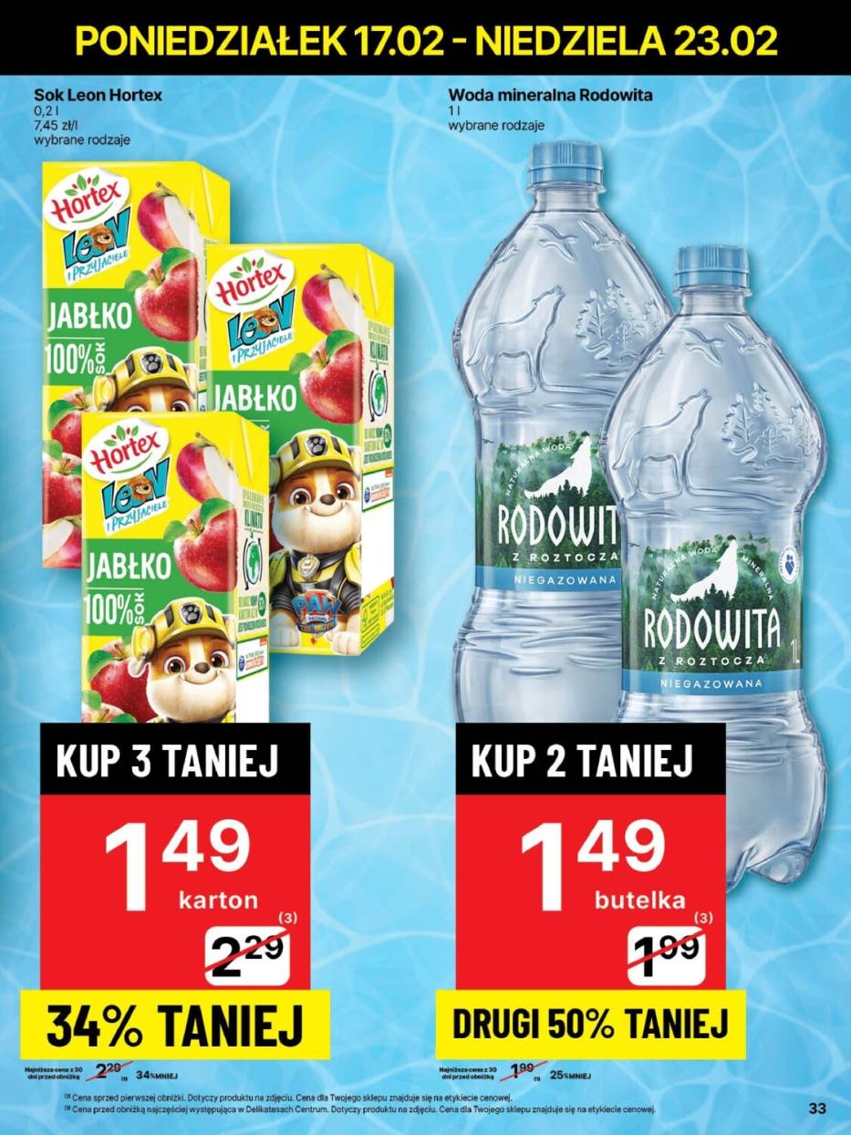 Gazetka promocyjna Delikatesy Centrum str. 33