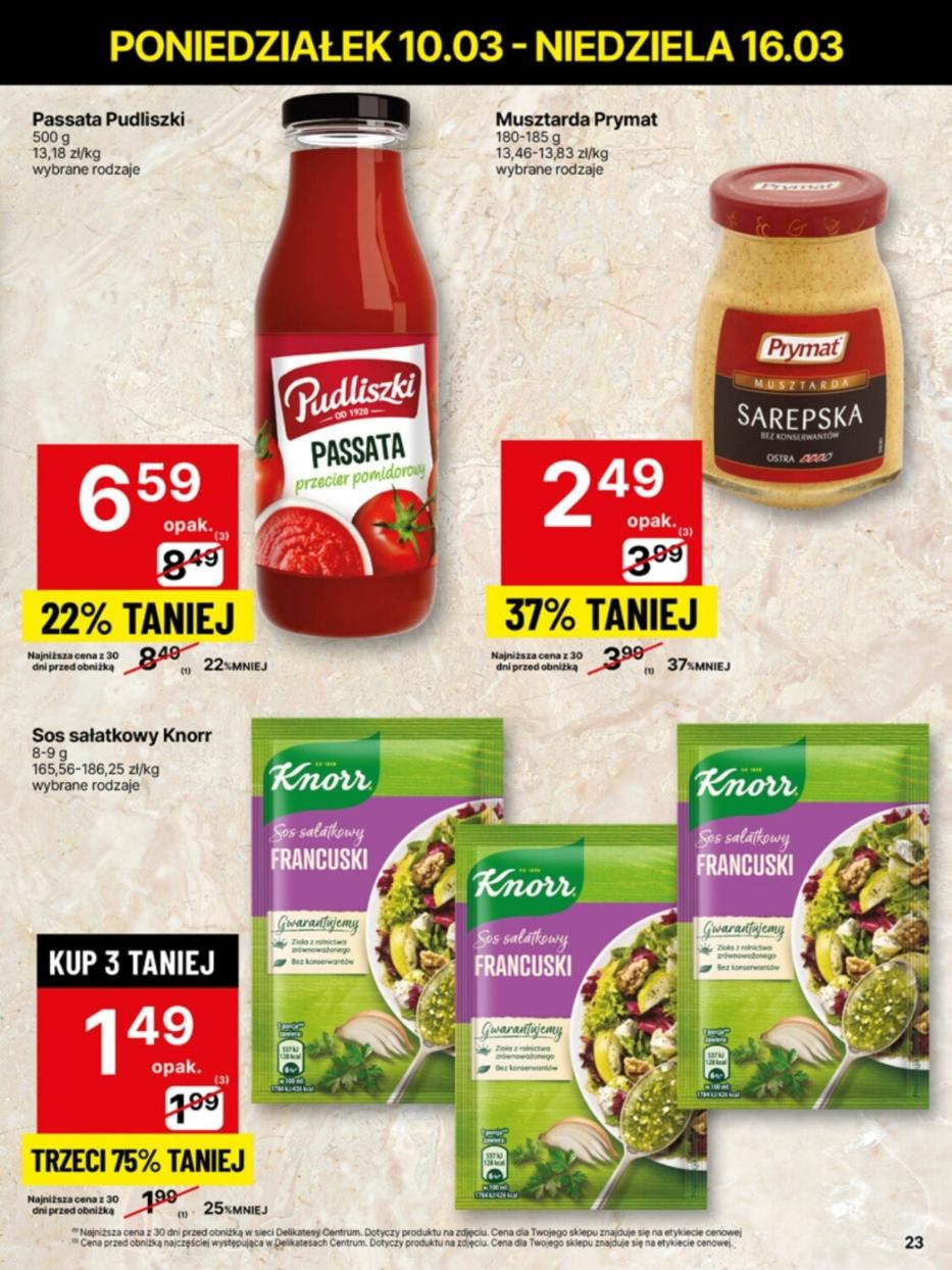 Gazetka promocyjna Delikatesy Centrum str. 23