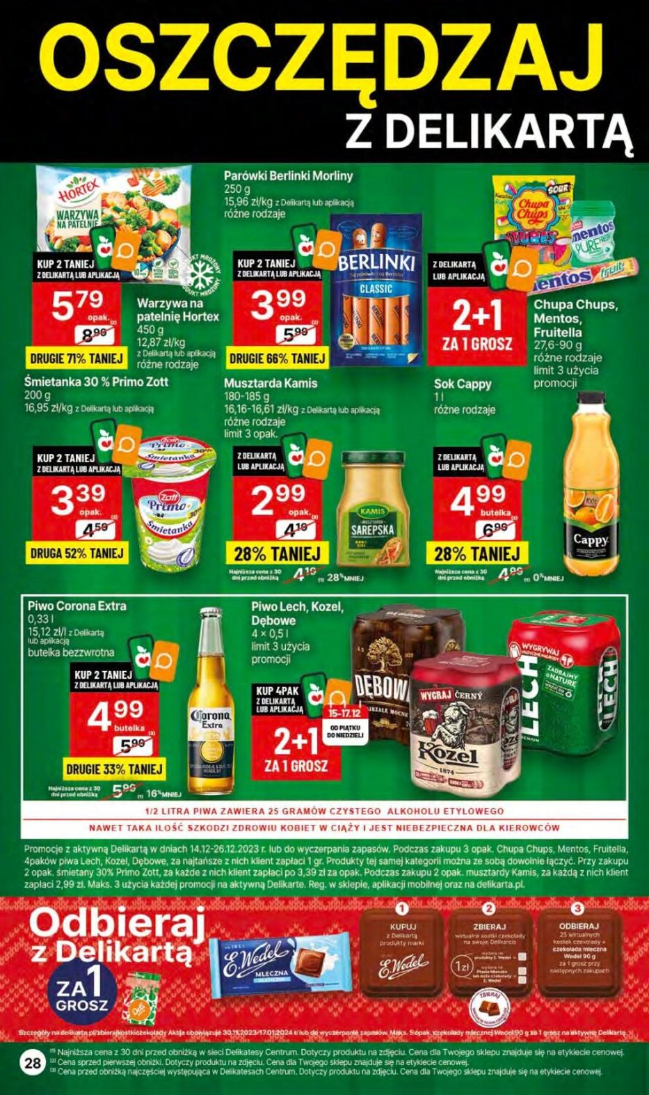 Gazetka promocyjna Delikatesy Centrum str. 28
