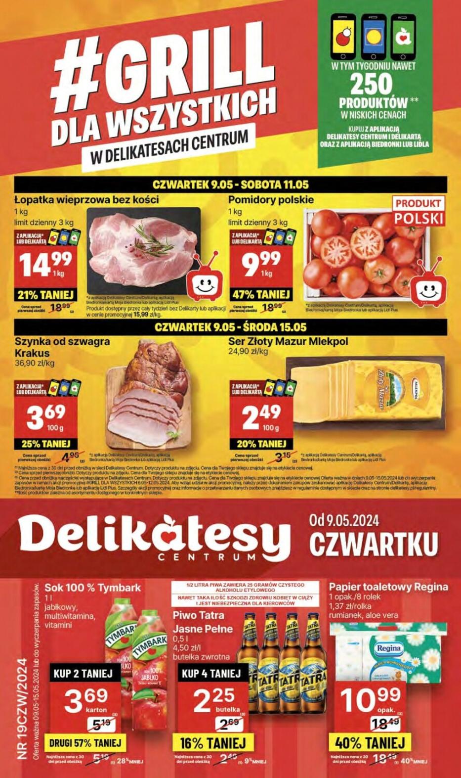 Gazetka promocyjna Delikatesy Centrum str. 1