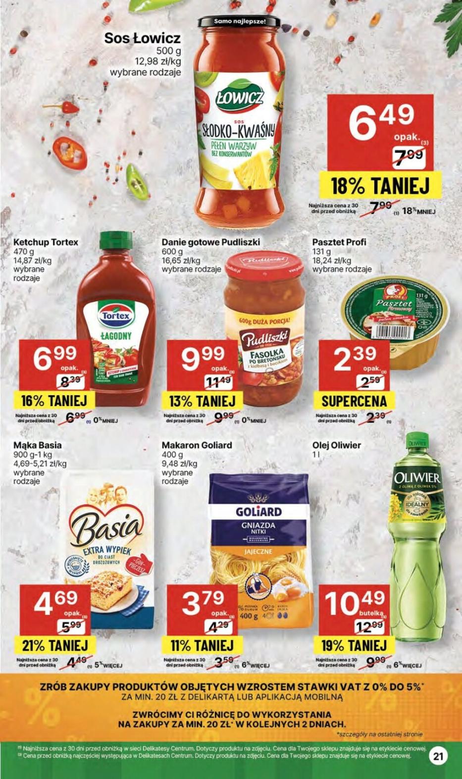 Gazetka promocyjna Delikatesy Centrum str. 21