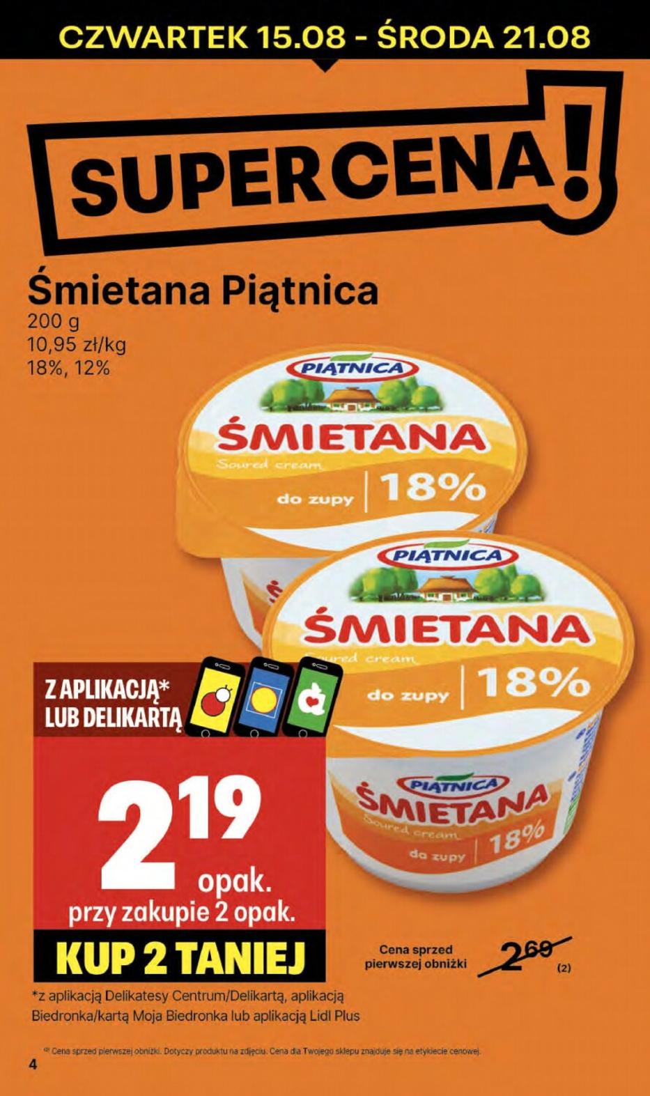 Gazetka promocyjna Delikatesy Centrum str. 4