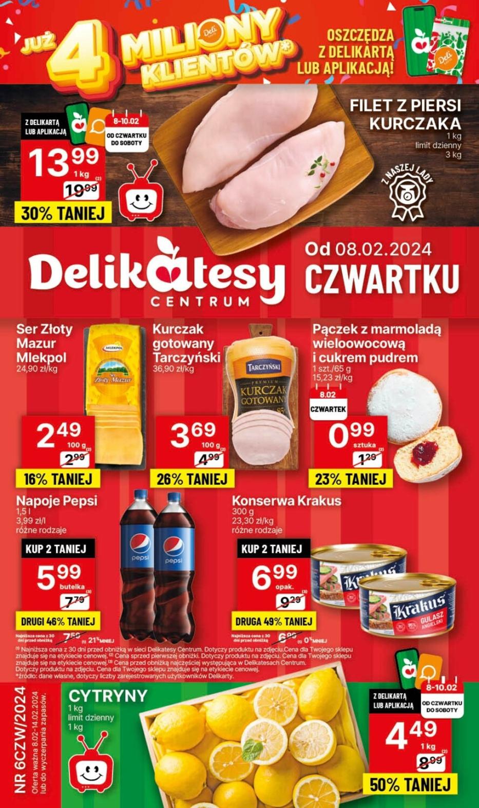 Gazetka promocyjna Delikatesy Centrum str. 1