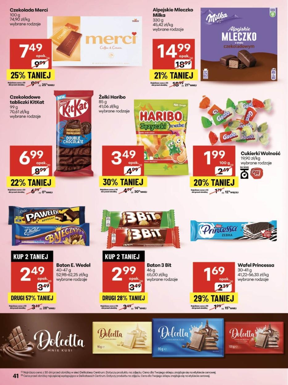 Gazetka promocyjna Delikatesy Centrum str. 41