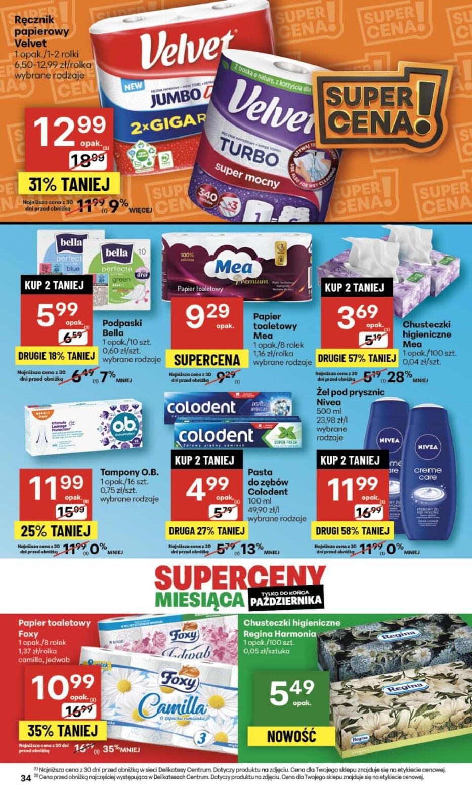 Gazetka promocyjna Delikatesy Centrum str. 34