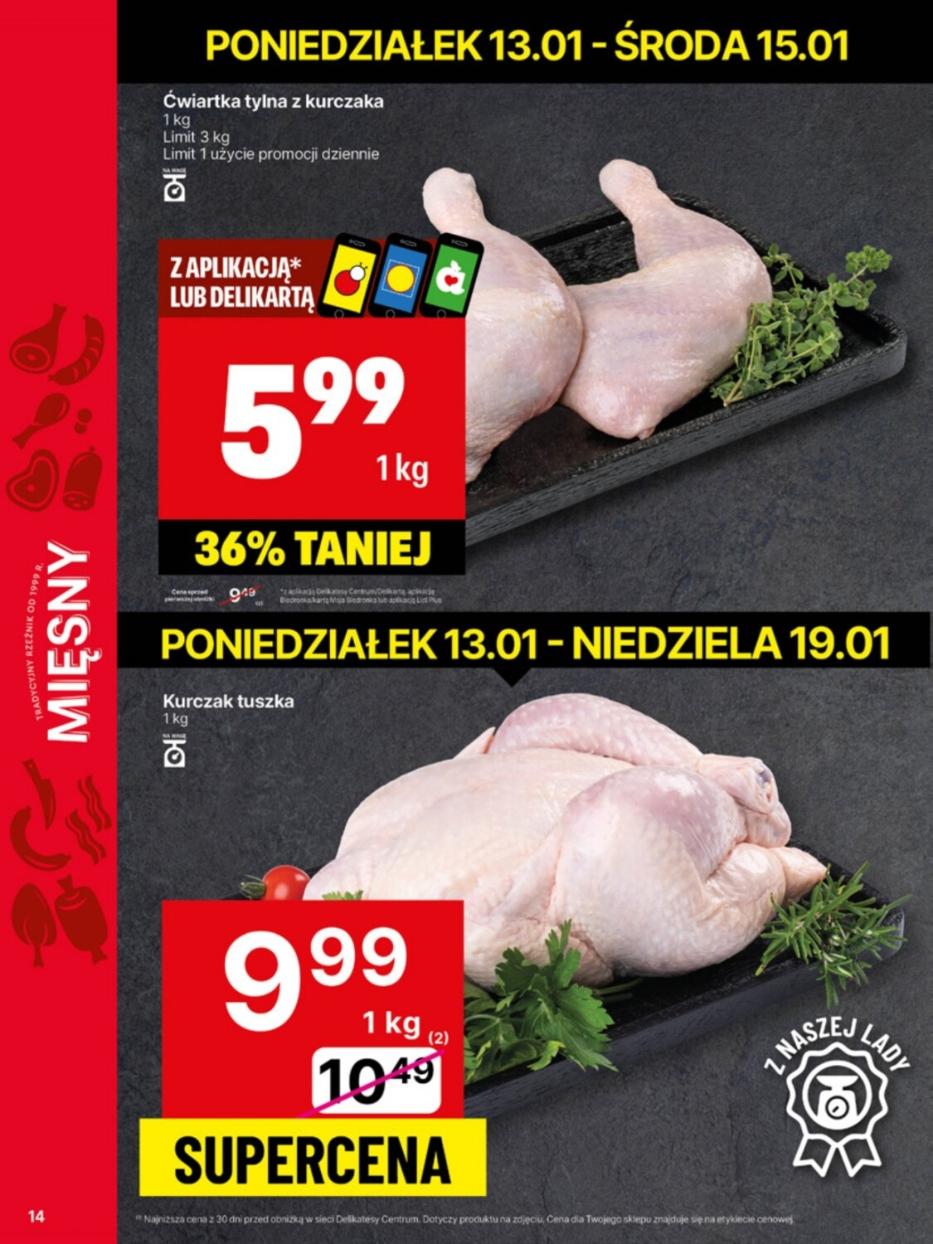 Gazetka promocyjna Delikatesy Centrum str. 14