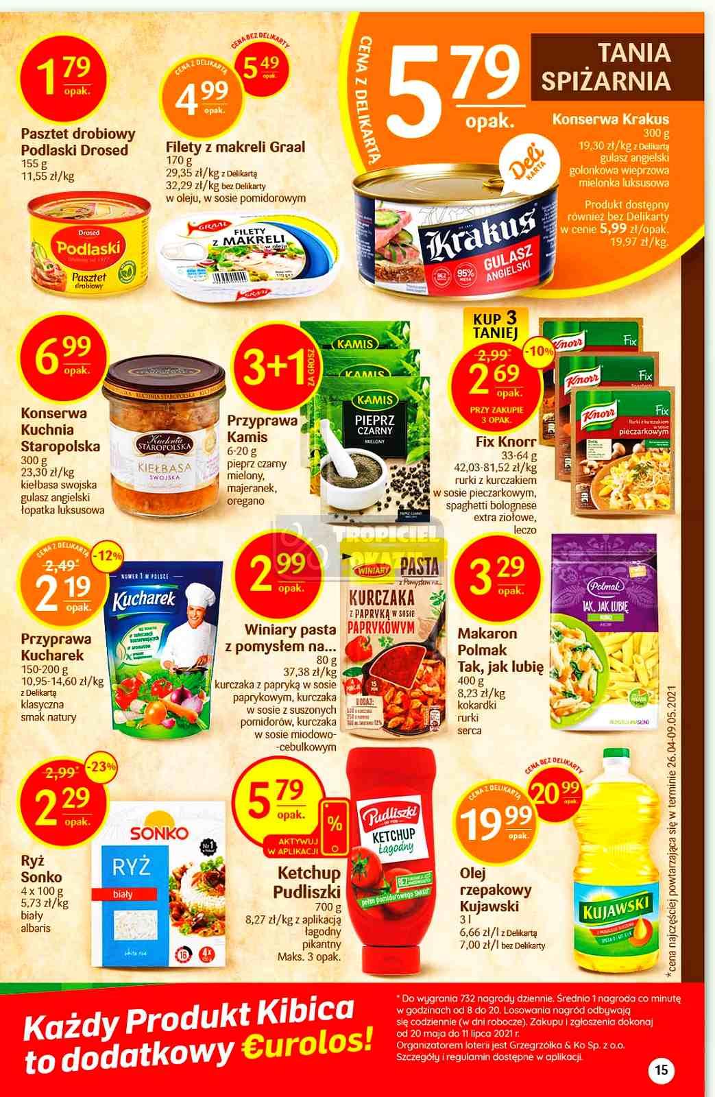 Gazetka promocyjna Delikatesy Centrum str. 15