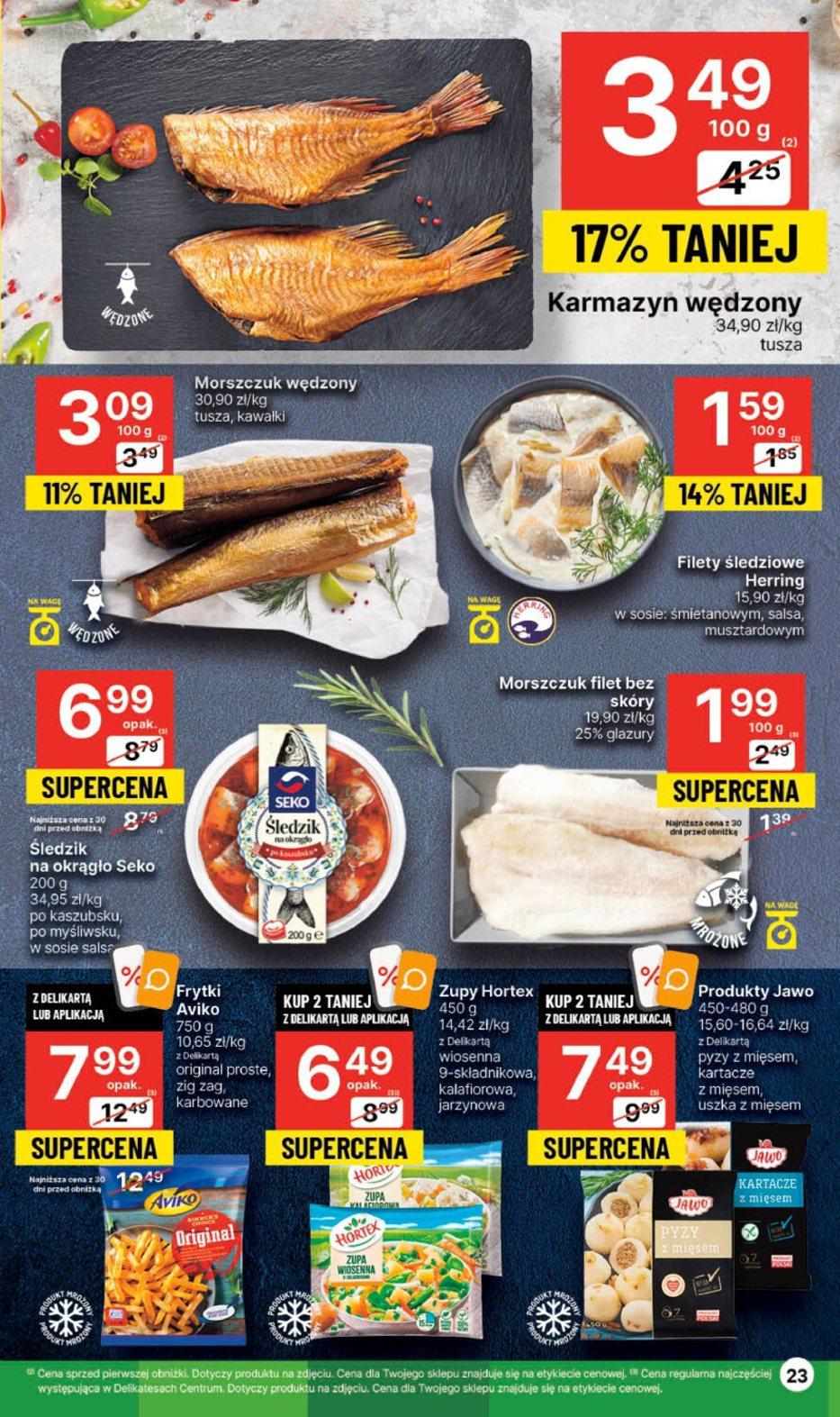 Gazetka promocyjna Delikatesy Centrum str. 23
