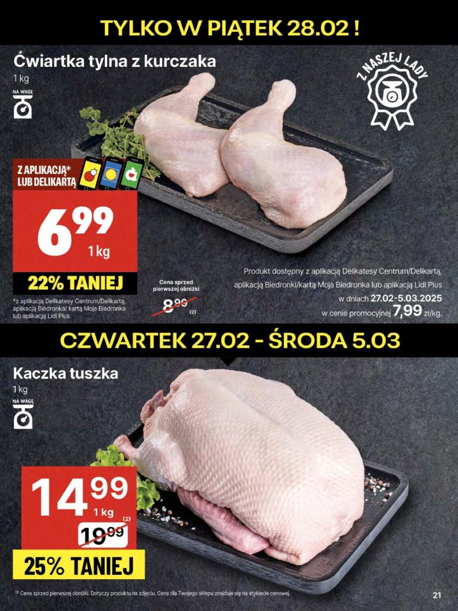 Gazetka promocyjna Delikatesy Centrum str. 21