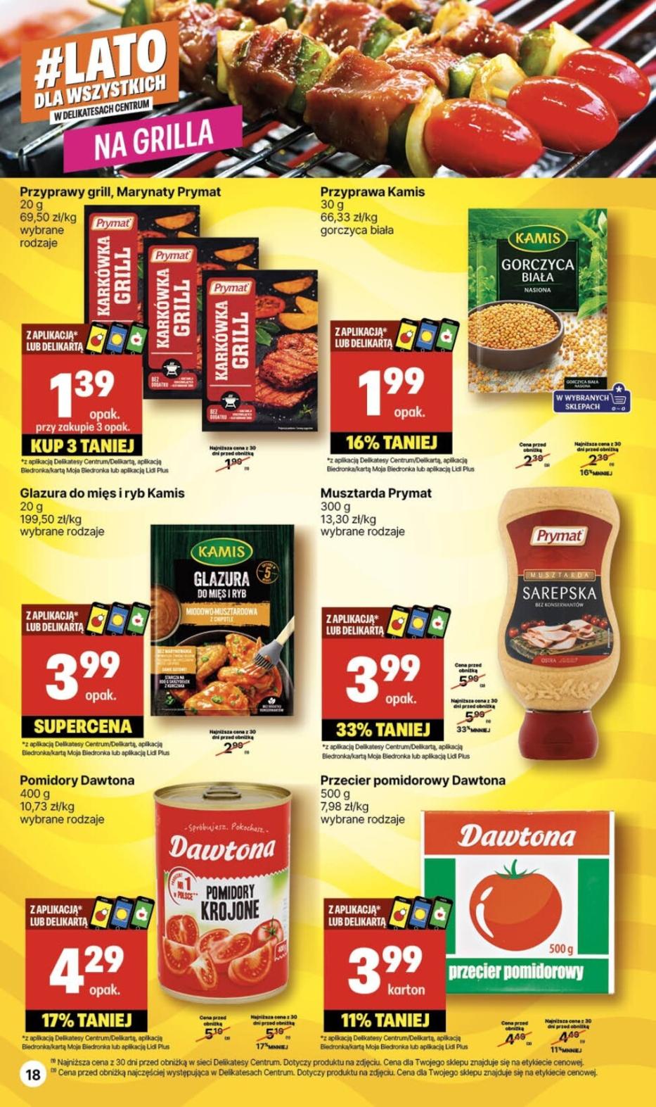 Gazetka promocyjna Delikatesy Centrum str. 18