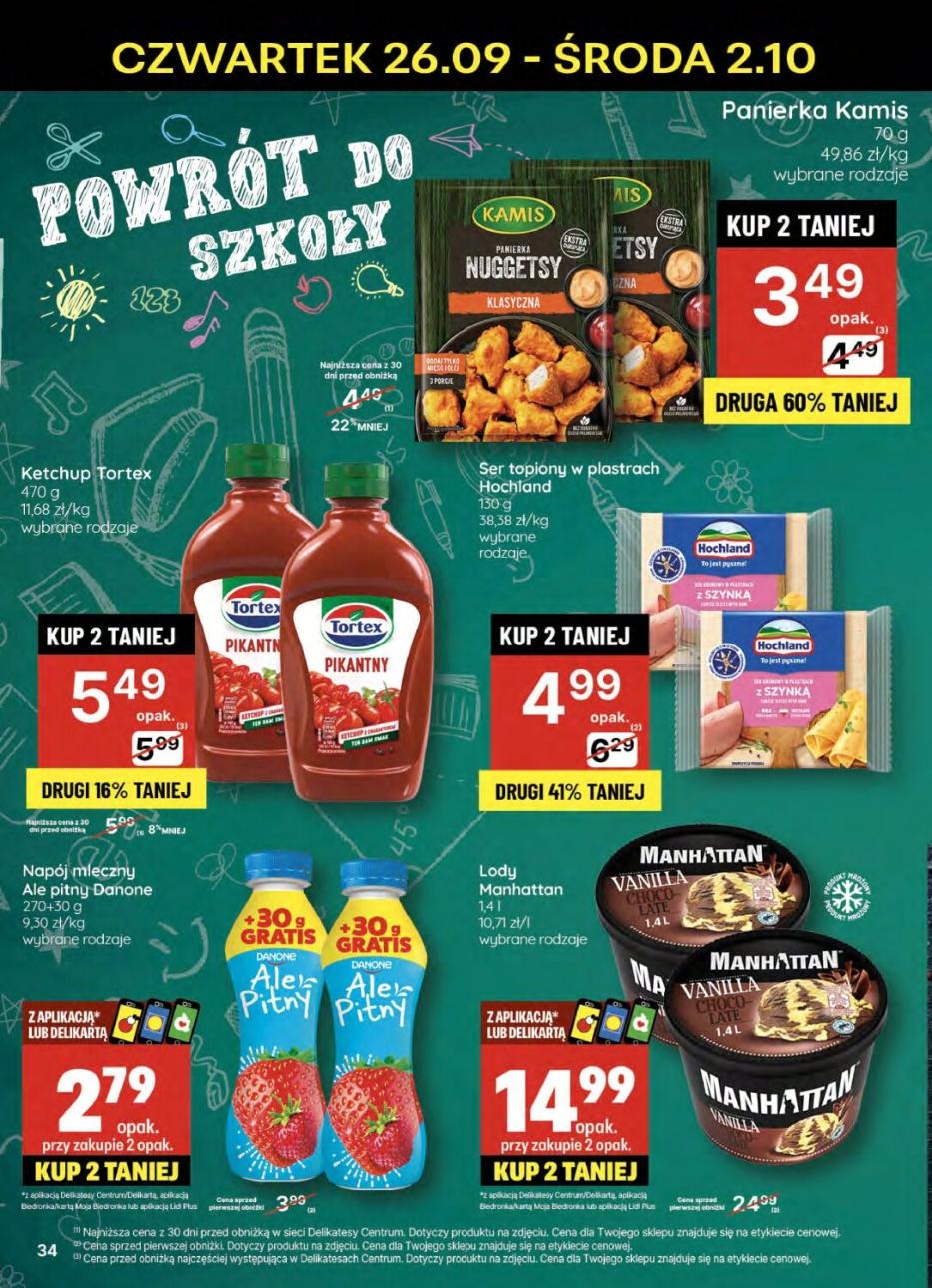 Gazetka promocyjna Delikatesy Centrum str. 34