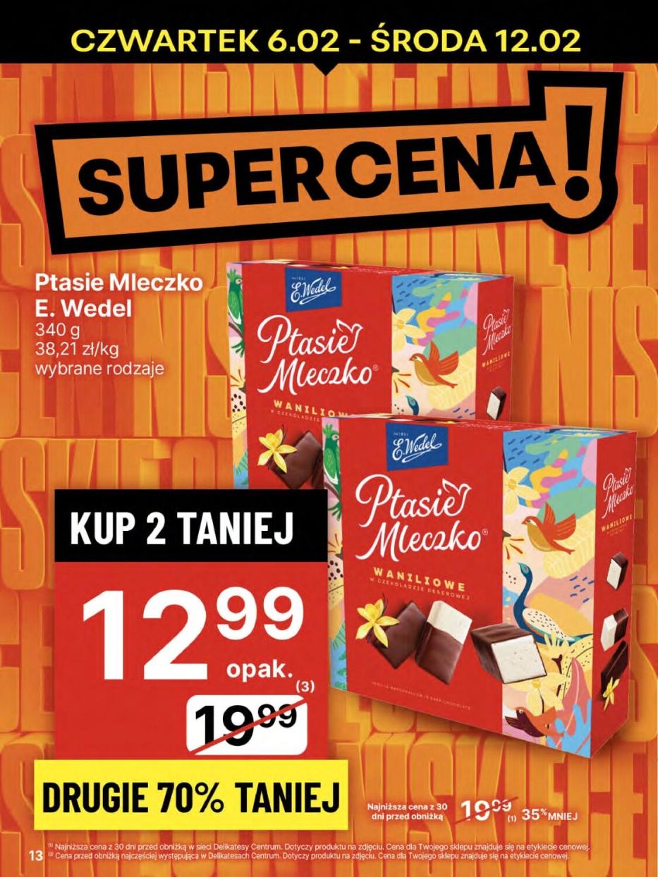 Gazetka promocyjna Delikatesy Centrum str. 13