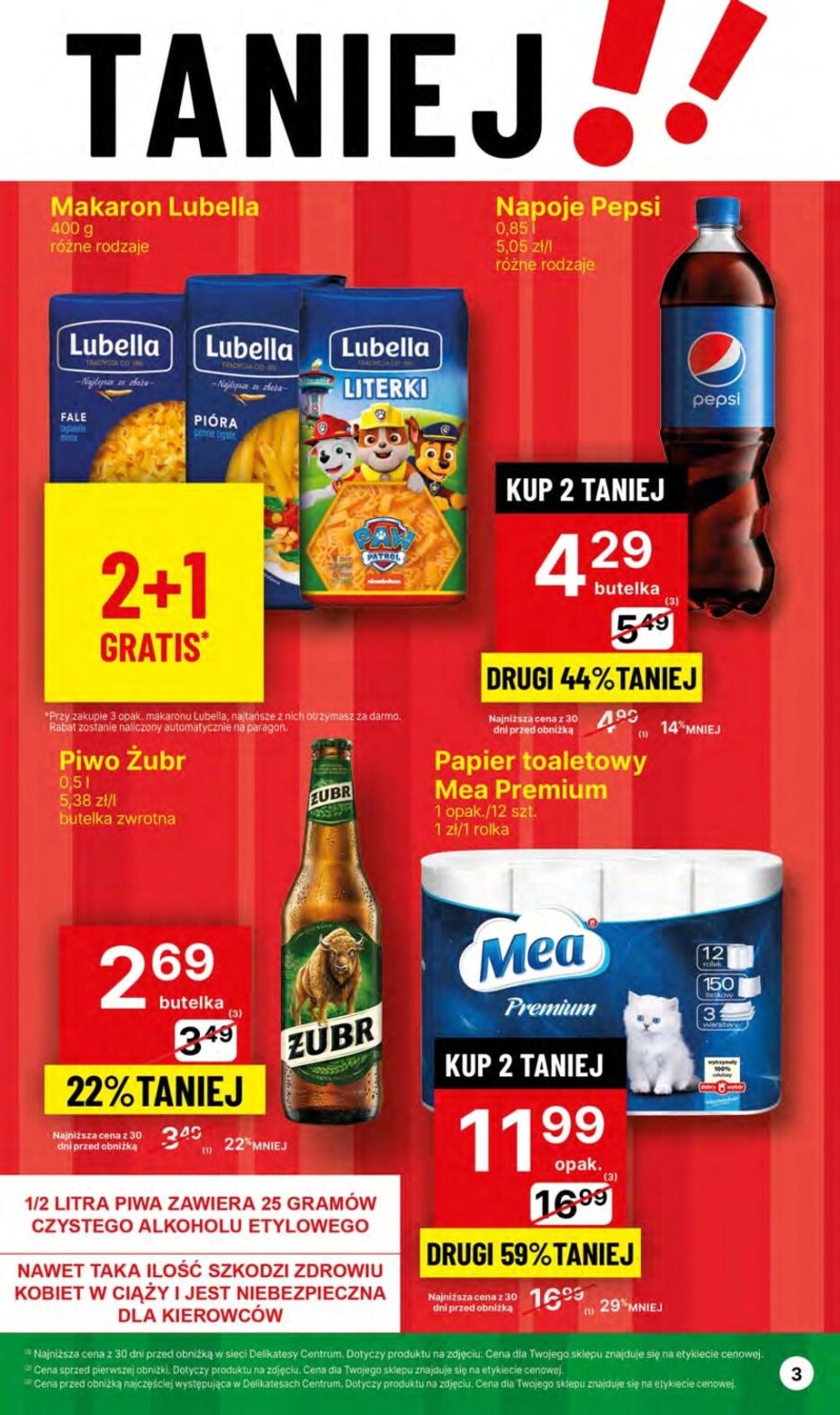 Gazetka promocyjna Delikatesy Centrum str. 3