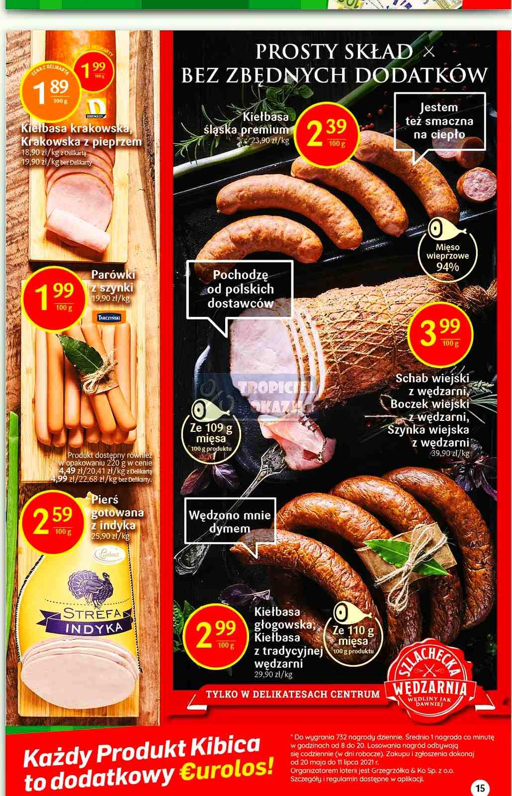 Gazetka promocyjna Delikatesy Centrum str. 15