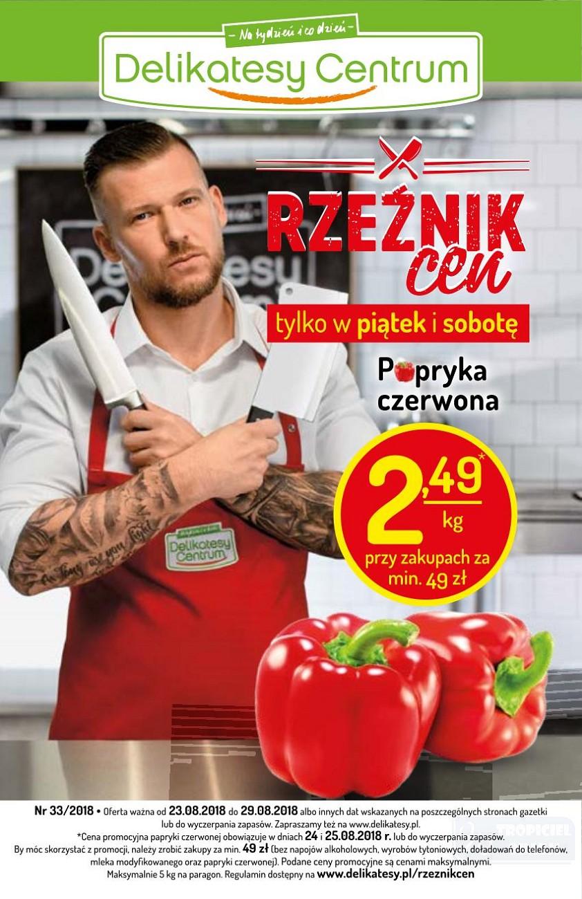 Gazetka promocyjna Delikatesy Centrum str. 1
