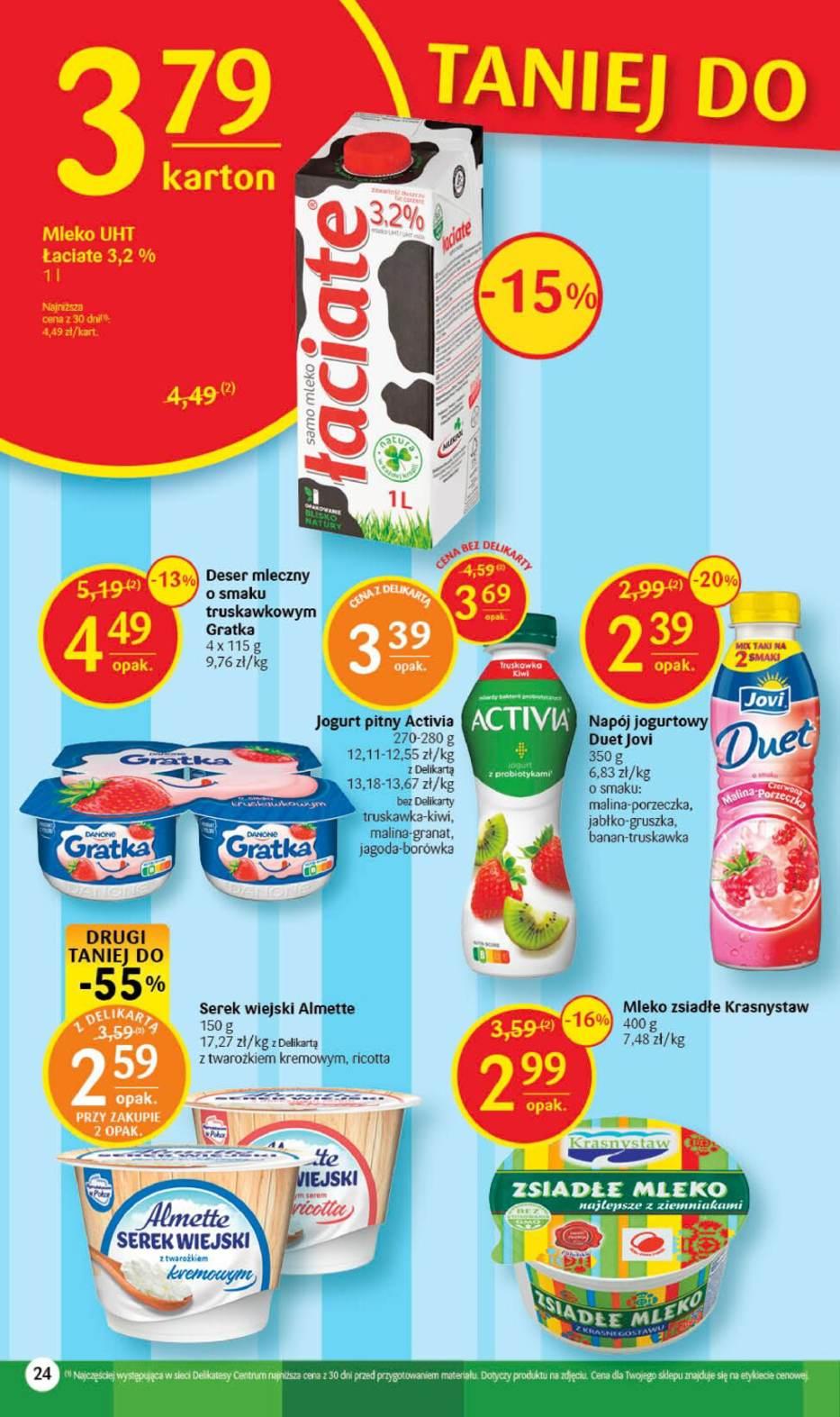 Gazetka promocyjna Delikatesy Centrum str. 24