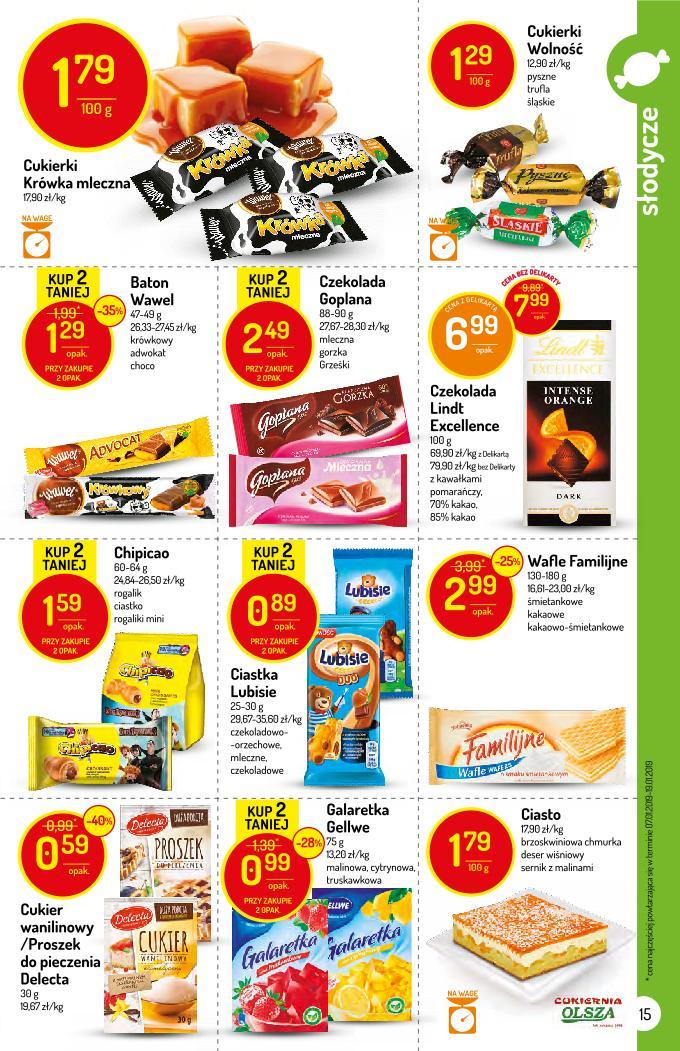 Gazetka promocyjna Delikatesy Centrum str. 15