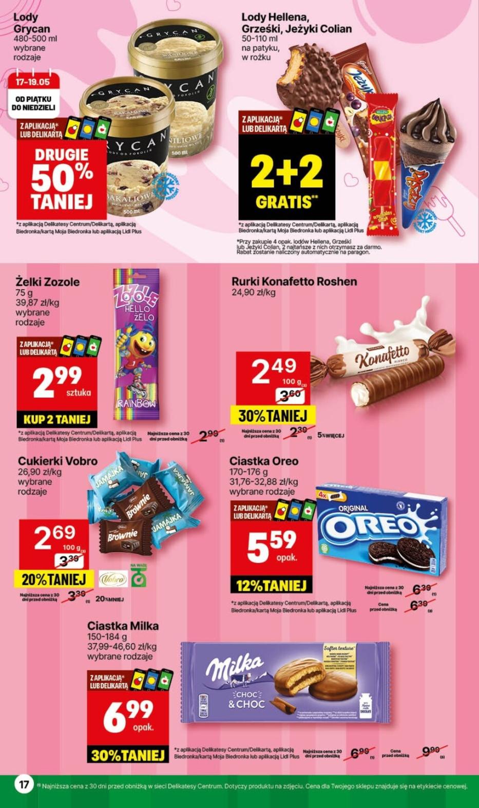 Gazetka promocyjna Delikatesy Centrum str. 17