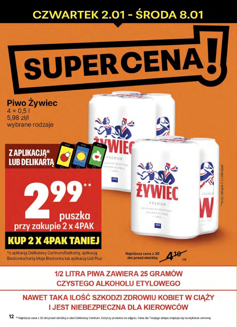 Gazetka promocyjna Delikatesy Centrum str. 12