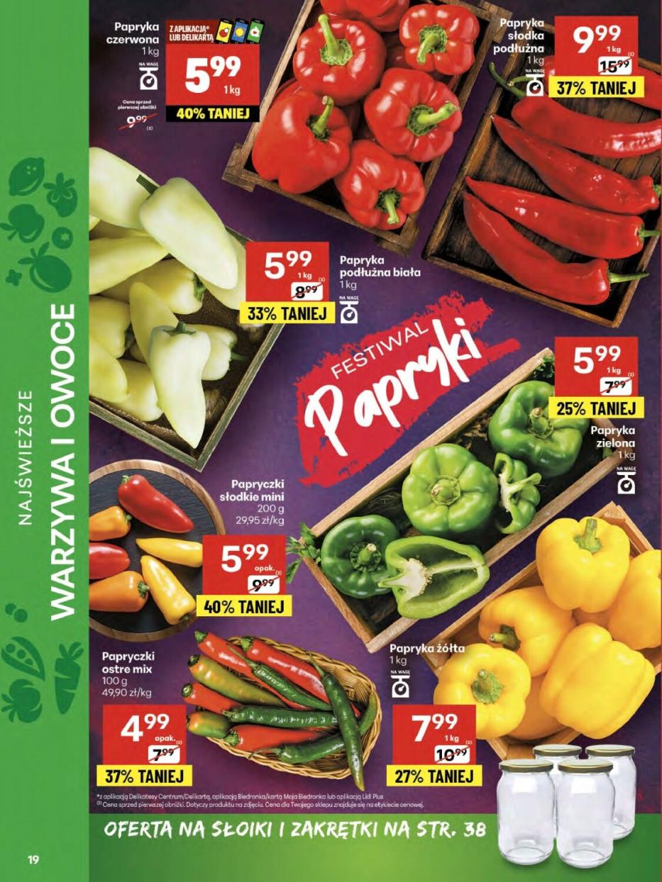 Gazetka promocyjna Delikatesy Centrum str. 19