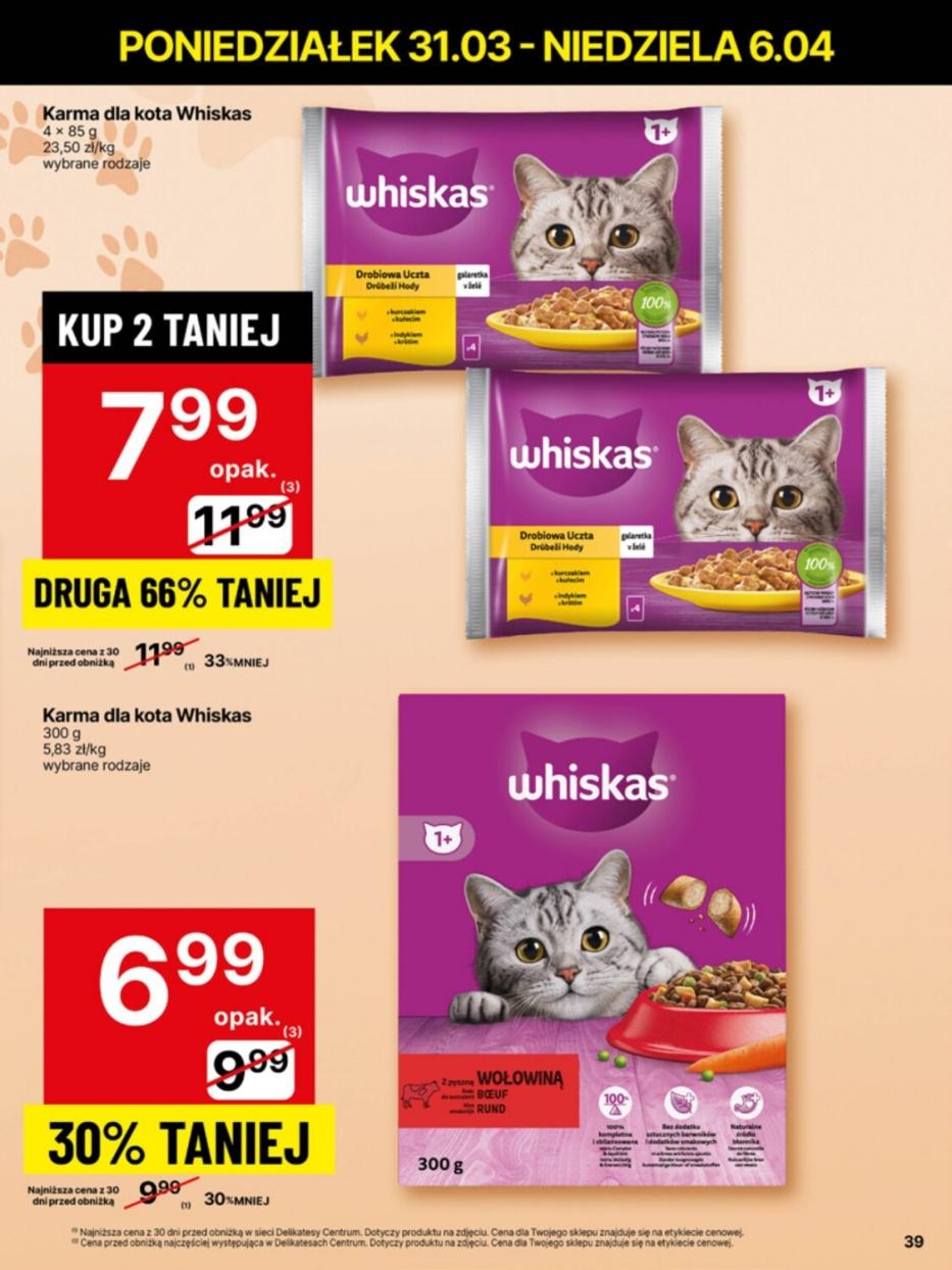 Gazetka promocyjna Delikatesy Centrum str. 39