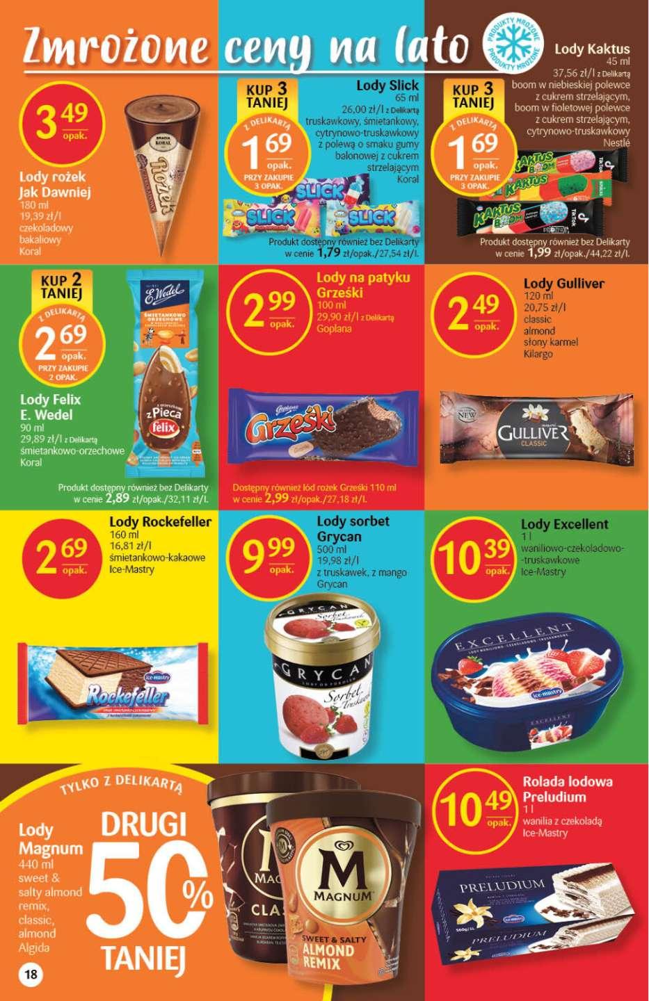 Gazetka promocyjna Delikatesy Centrum str. 18