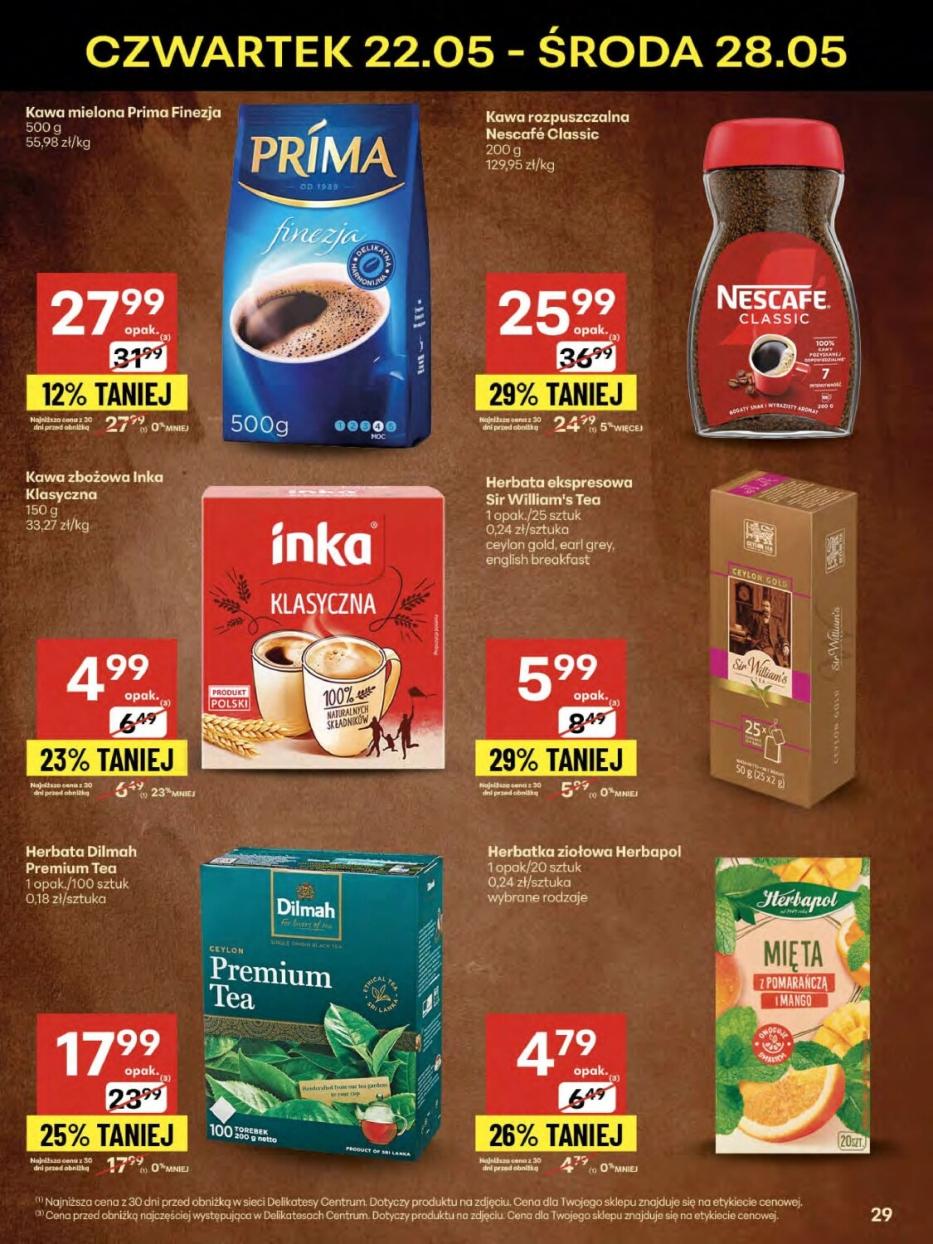 Gazetka promocyjna Delikatesy Centrum str. 29