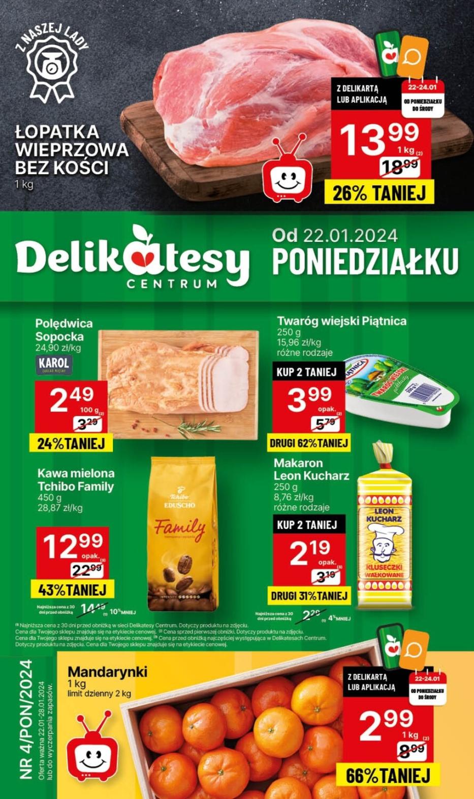 Gazetka promocyjna Delikatesy Centrum str. 1